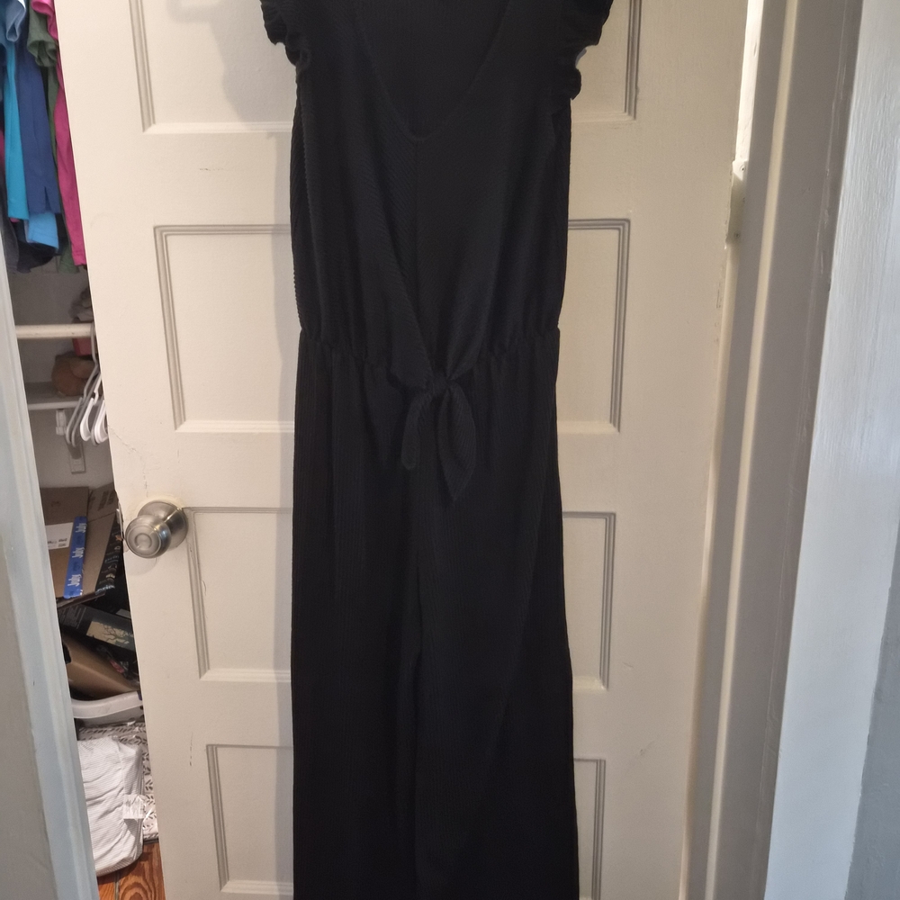 Caution To The Wind Black Maxi Dress